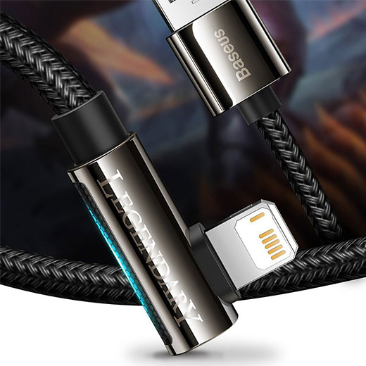 Зарядный кабель Baseus Legend Series Elbow Fast Charging Data Cable USB to Lightning качество и практичность