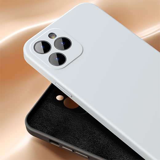 Силіконовий чохол Baseus Liquid Silica Gel Protective Case Red для iPhone 12