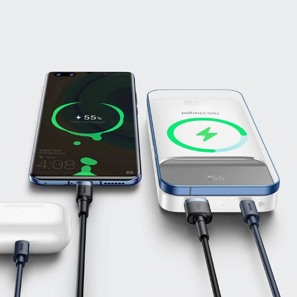 Цена внешного аккумулятора с беспроводной зарядкой Baseus Magnetic Wireless MagSafe White 10000mAh 20W для iPhone 14 | 13 | 12 в Киеве, Украине