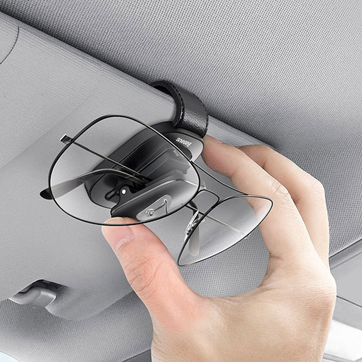 Держатель для очков в машину Baseus Platinum Vehicle Eyewear Clip Clamping Type цена