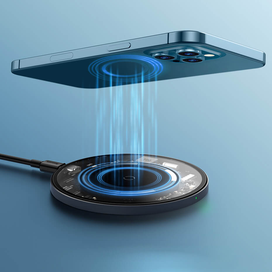 Беспроводная зарядка Baseus Simple Magnetic Wireless Charger для iPhone 14 | 13 | 12