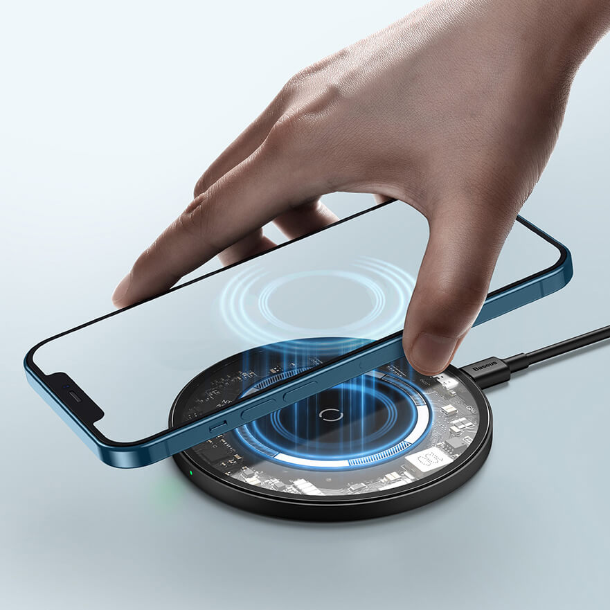 Беспроводная зарядка Baseus Simple Magnetic Wireless Charger для iPhone 14 | 13 | 12