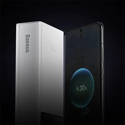 Повербанк Baseus Star-Lord Digital Display Fast Charge White 30000mAh 22.5W купить Украина