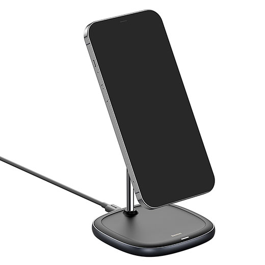 Док-станция Baseus Swan Magnetic Desktop MagSafe Black для iPhone 14 | 13 | 12