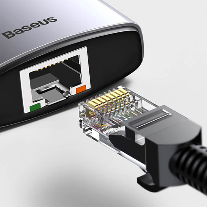 Новый хаб (адаптер) Baseus USB-C Metal Gleam Series 6-in-1 для MacBook | iMac | iPad