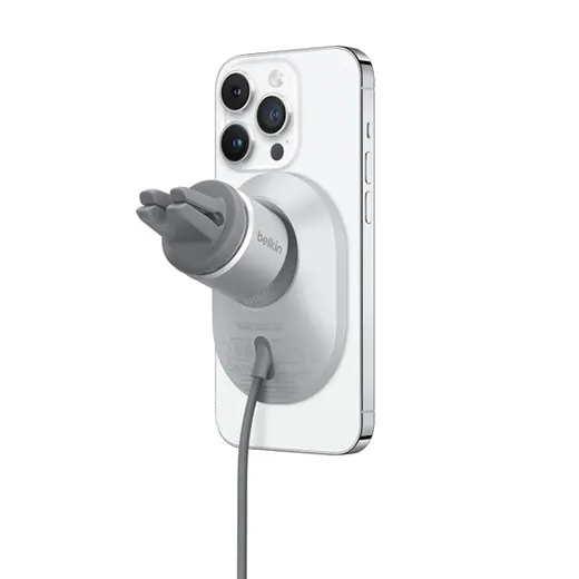 Купить магнитный автодержатель с беспроводной зарядкой Belkin BOOST↑CHARGE™ PRO MagSafe 15W для iPhone 14 | 13 | 12