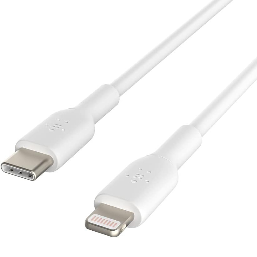 Kabel Belkin Boost Charge PVC USB-C / Lightning, biały