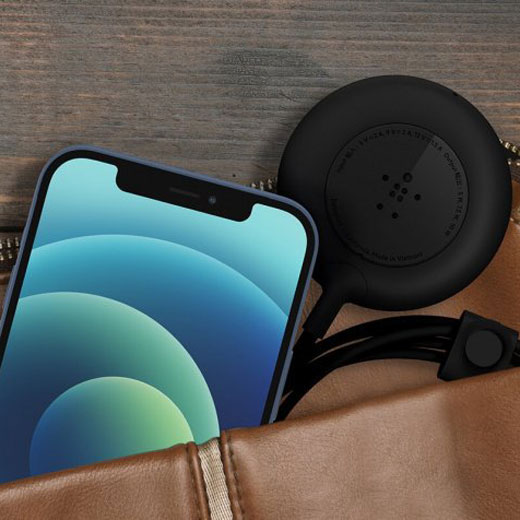 Бездротовий зарядний пристрій Belkin MagSafe Portable Wireless Charger Pad 7.5W Black для iPhone 14 | 13 | 12 ціна Україна