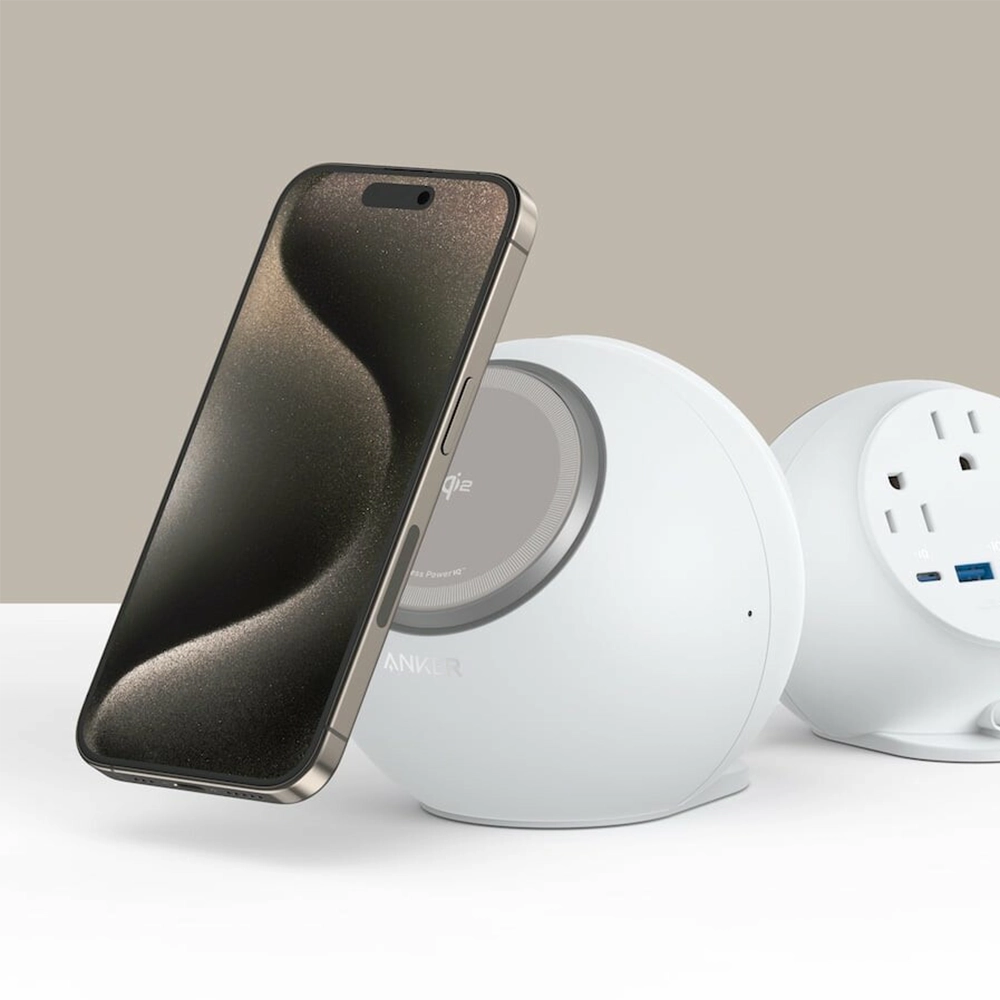 Бездротова магнітна зарядка Anker 8 в 1 MagGo Magnetic Charging Station Black
