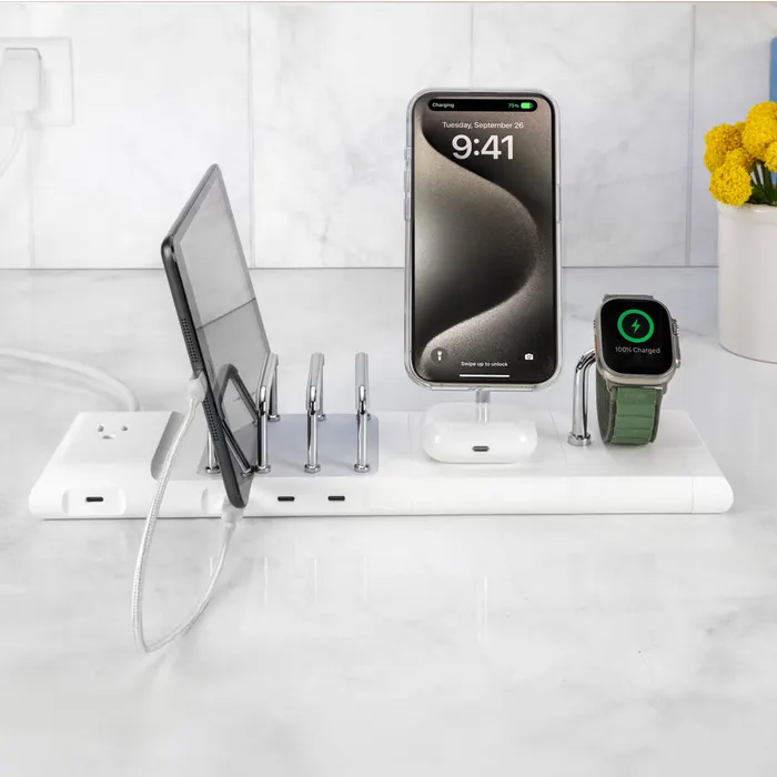 Док-станція MagSafe 2-in-1 Scosche BaseLynx 2.0 Pro Kit для iPhone | Apple Watch | iPad | MacBook
