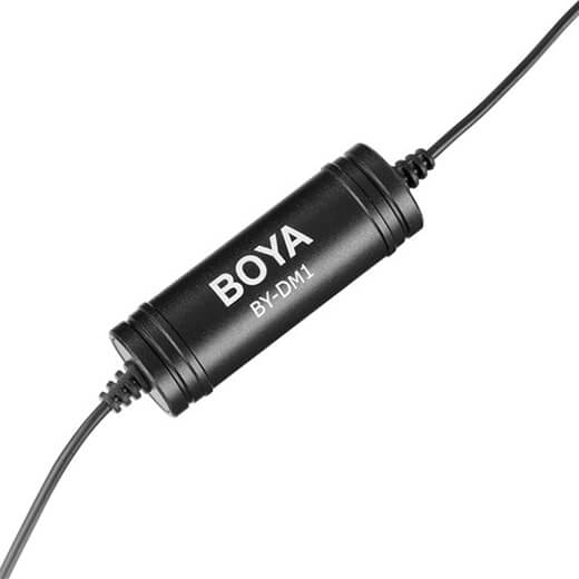 Цифровой петличный микрофон BOYA BY-DM1 для iPhone