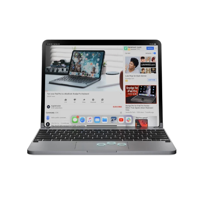 Чохол-клавіатура Brydge PRO + Space Gray для iPad Pro 12.9 & Prime;
