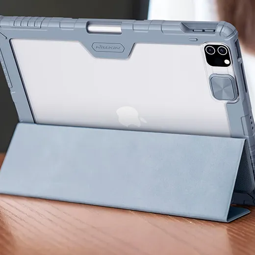 Защитный чехол Nillkin Bumper Leather Case Pro для iPad Pro 12.9" (M1 2021 | 2020) с держателем Apple Pencil
