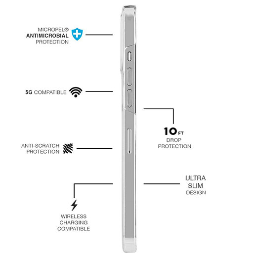 Прозорий чохол Case-Mate Barely There Clear для iPhone 12 mini