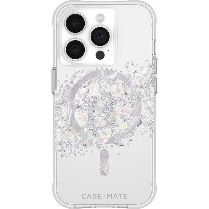 Чохол Case Mate Touch of Pearl MagSafe для Apple iPhone 15 Pro, прозоро-срібний
