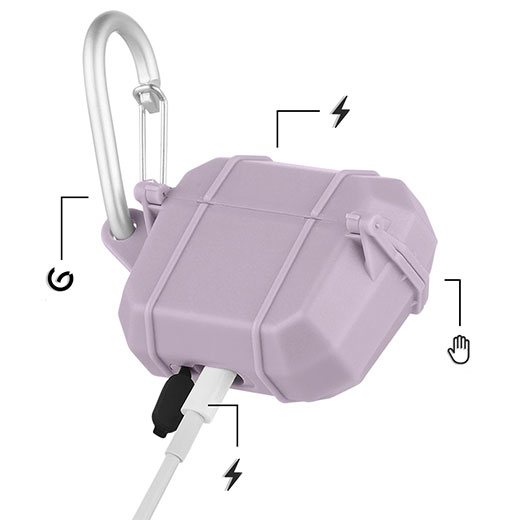 Протиударний водонепроникний чохол з карабіном Case-Mate Pelican Marine для AirPods Pro