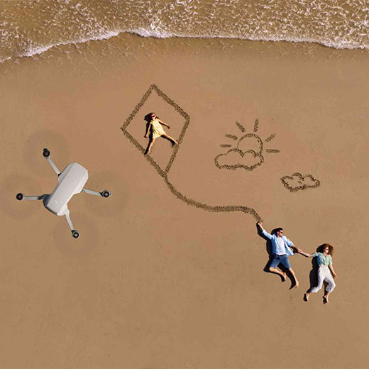 Квадрокоптер (дрон) с камерой DJI Mini 2