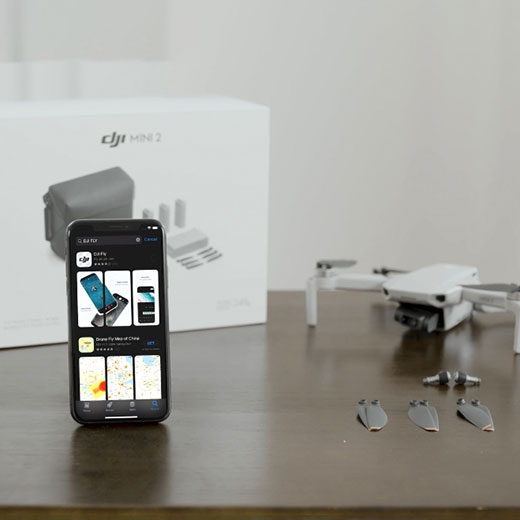 Квадрокоптер (дрон) с камерой DJI Mini 2