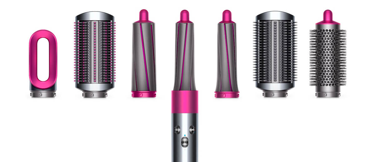 Цена cтайлерf Dyson Airwrap Complete Styler Nickel | Red