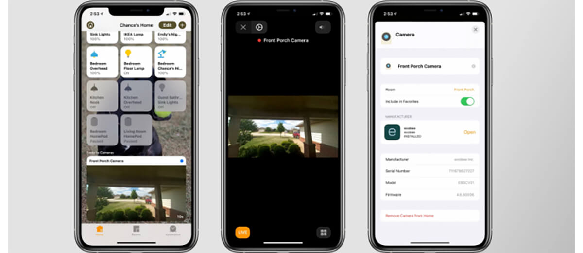 Умная камера видеонаблюдения Ecobee Smart Camera Apple HomeKit
