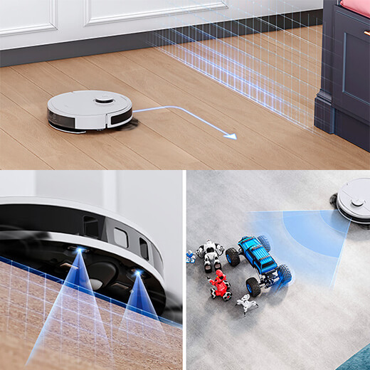 Робот-пилосос Ecovacs Deebot OZMO N8 Pro датчики