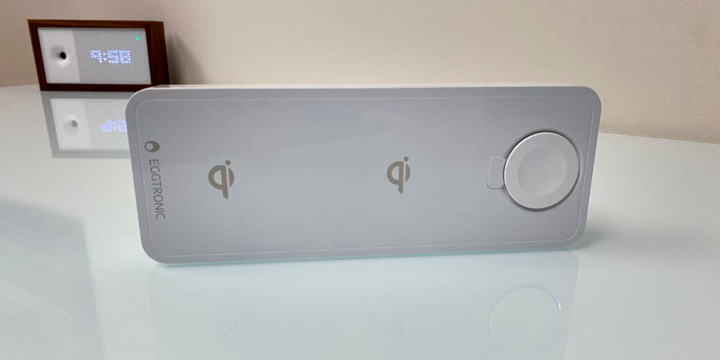 Повербанк с беспроводной зарядкой EGGTRONIC Power Bar USB-C Wireless Power Bank 10000 mAh