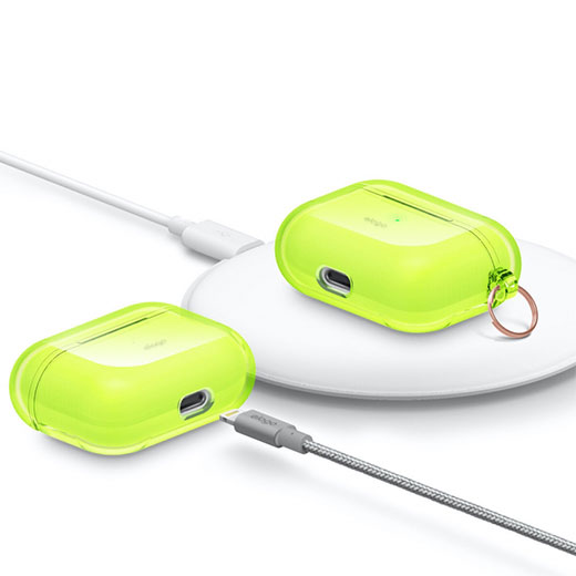 Чехол с карабином Elago Hang Case Clear для AirPods Pro цена