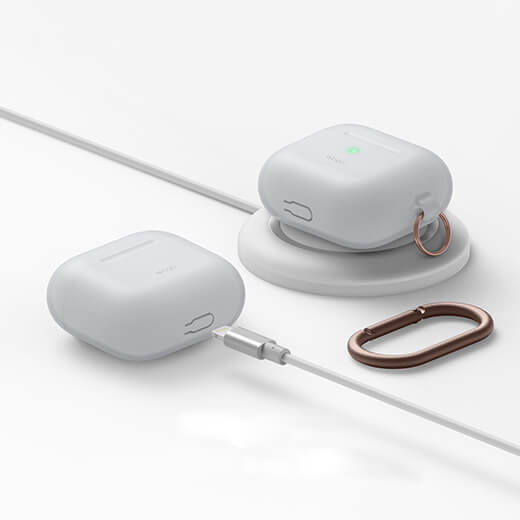 Купити силіконовий чохол, що світиться, для AirPods 3 Nightglow Blue