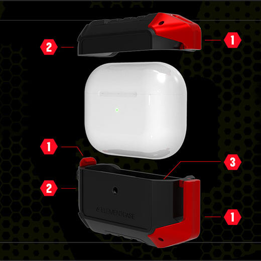 Протиударний чохол Element Case OPS для AirPods Pro