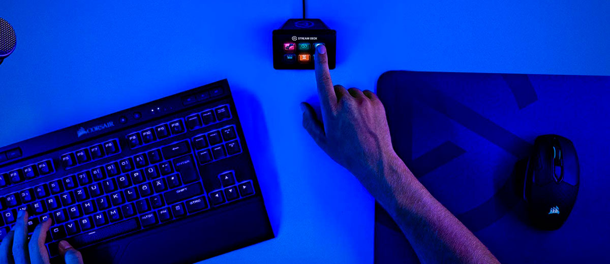 Мини контроллер для стриминга Elgato Stream Deck Mini