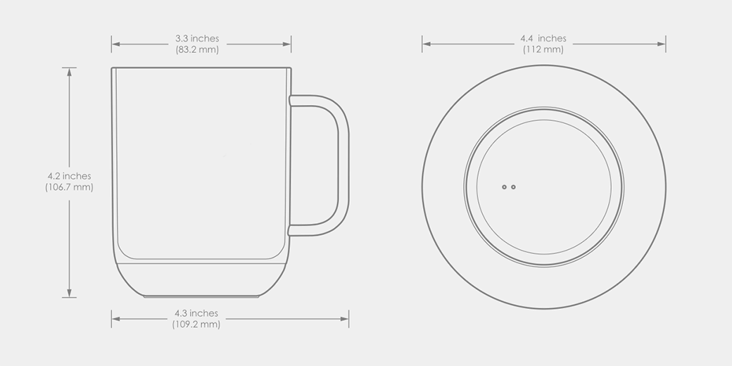 Розумний кухоль з підігрівом Ember Smart Mug 2 295 ml White
