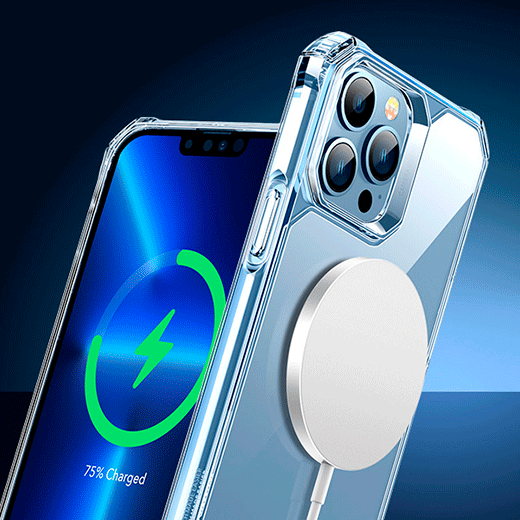 Cиліконовий чохол ESR Air Armor TPU Case Clear with HaloLock для iPhone 14 Pro купити