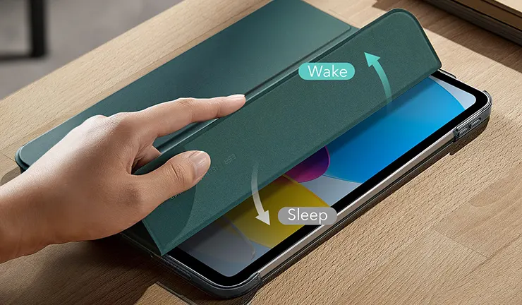 Чехол-книжка ESR Ascend Trifold Case Grey для iPad 10 10.9" (2022) цена