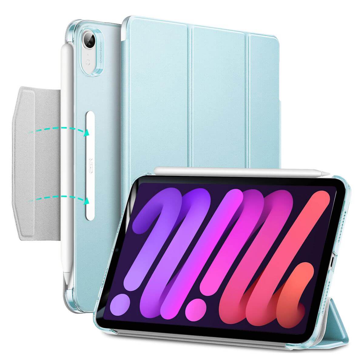 Купити чохол-книжку ESR Ascend Trifold with Clasp Black для iPad mini 6 (2021)