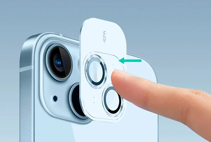 Захисне скло на камеру ESR Camera Lens Protector 2-Pack для iPhone 14 Pro | 14 Pro Max особливості