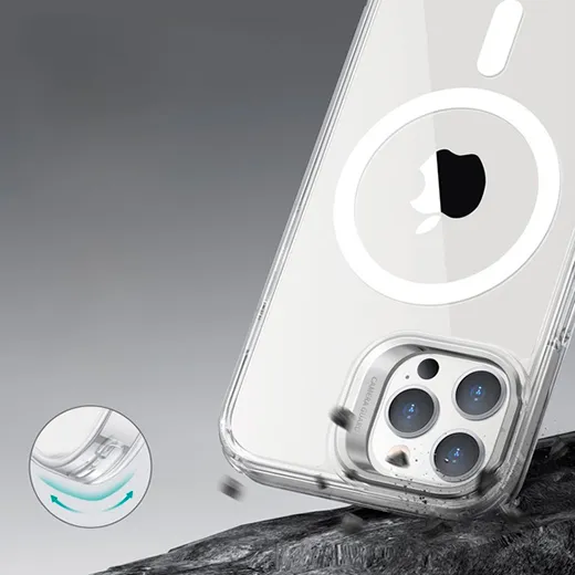 Прозрачный чехол ESR Classic Kickstand Case with HaloLock Clear для iPhone 14 Pro Max особенности