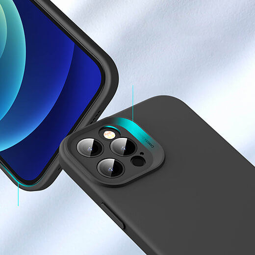 Силіконовий чохол ESR Cloud Soft Case MagSafe Black для iPhone 12
