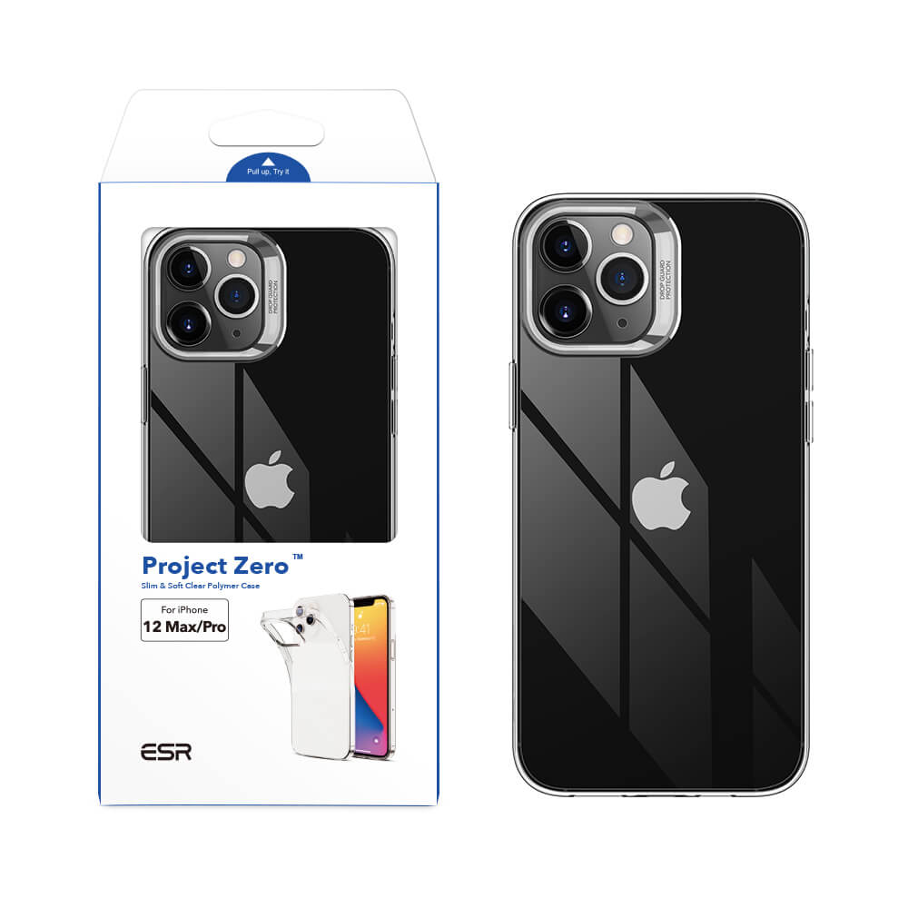 Прозрачный силиконовый чехол ESR Project Zero Clear для iPhone 12