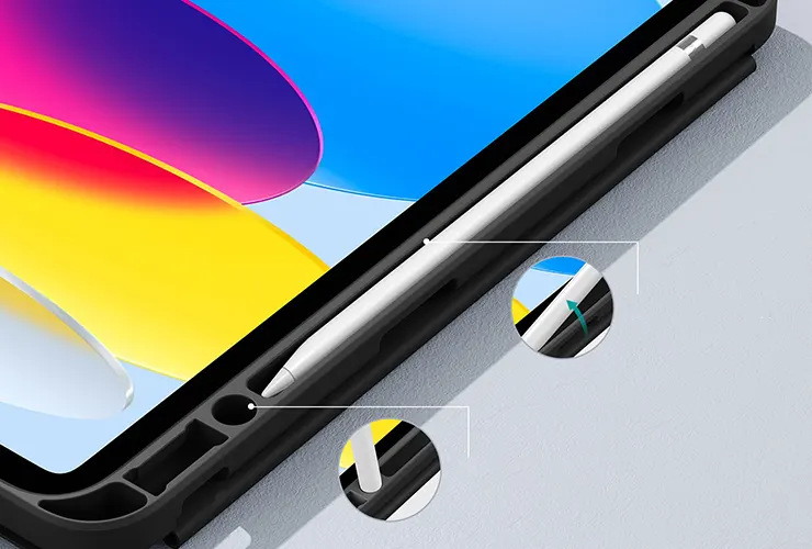 купить Украина магнитный чехол-книжка ESR Generation Rebound Pencil Black для iPad 10 10.9" (2022)