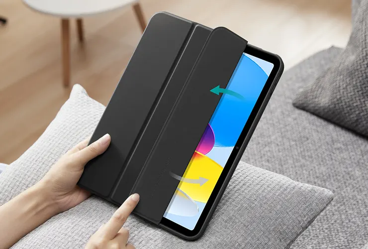 Новый магнитный чехол-книжка ESR Generation Rebound Pencil Black для iPad 10 10.9" (2022)