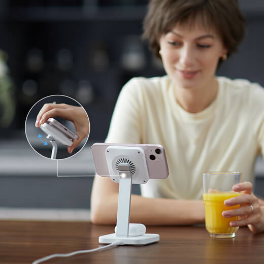 Док-станція MagSafe ESR HaloLock 2-in-1 with CryoBoost US Plug + Перехідник ціна