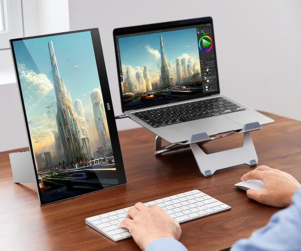 Портативний монітор ESR Kickstand Portable Monitor Silver ціна