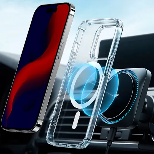 Цена прозрачного чехла ESR Krystec Clear Case with HaloLock Clear для iPhone 14 Pro Max