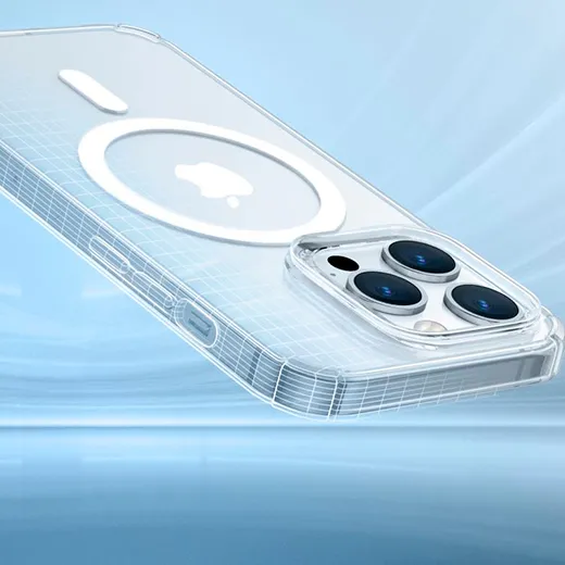 Прозрачный чехол ESR Krystec Clear Case with HaloLock Clear для iPhone 14 Pro Max особенности