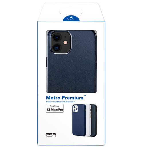 Шкіряний чохол ESR Metro Leather для iPhone 12
