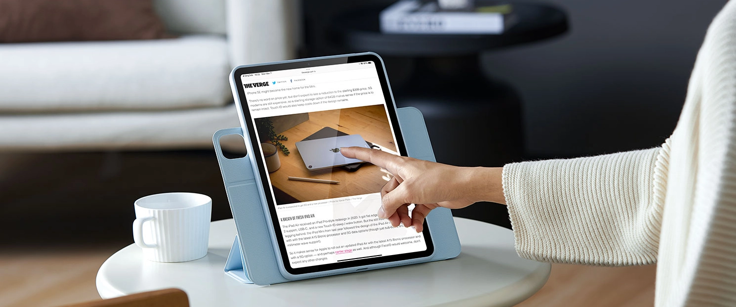 купить магнитный чехол-книжка ESR Rebound Hybrid Case 360 Black для iPad Air 5 M1 | 4 (2022 | 2020)
