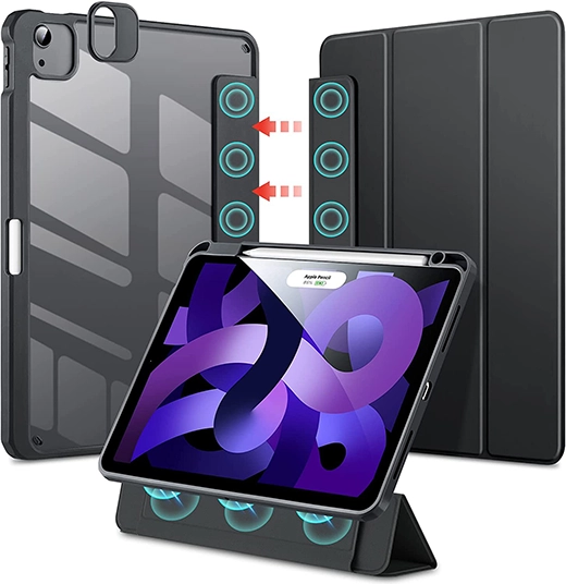 цена на чехол-книжка ESR Rebound Hybrid Case Pro Black для iPad Air 5 M1 | 4 (2022 | 2020) | iPad Pro 11" M1 (2021)