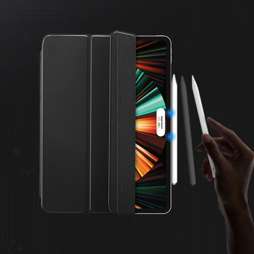 Магнитный чехол–книжка ESR Rebound Magnetic Black для iPad Pro 12.9" М1 (2021 | 2020)