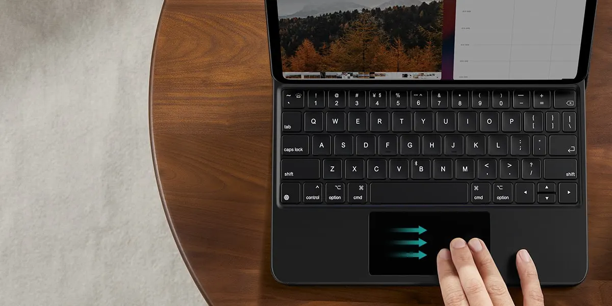 Чехол-клавиатура ESR Rebound Magnetic Keyboard Case для iPad 10 10.9" (2022) цена