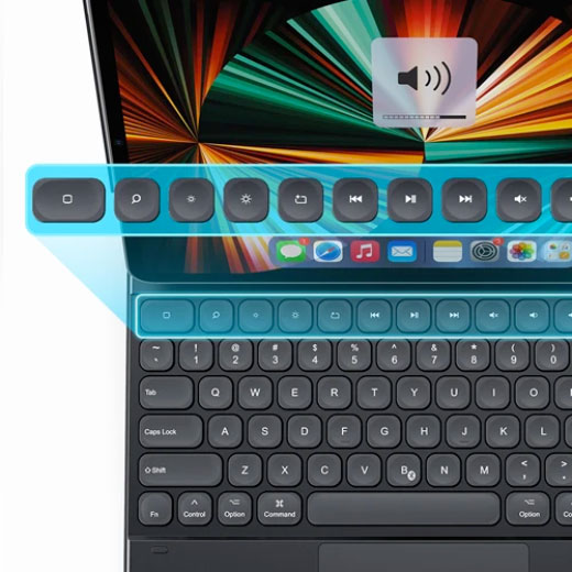 Чехол-клавиатура ESR Rebound Magnetic Keyboard Case для iPad Pro 12.9" M1 2021 | 2020 | 2018 US English цена